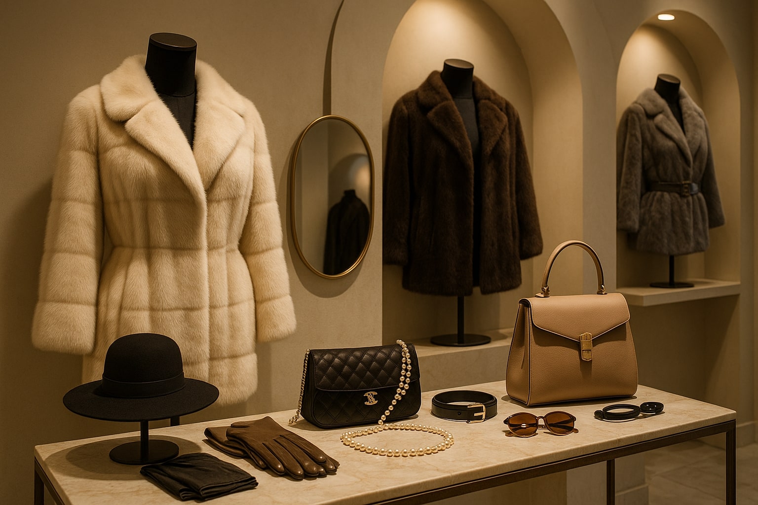 Haine de blană damă și accesorii – Secretul unui look rafinat și complet